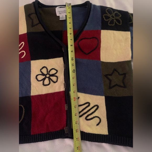 Christopher & Banks Vintage Y2K Patchwork Cardigan - Picture 9 of 11